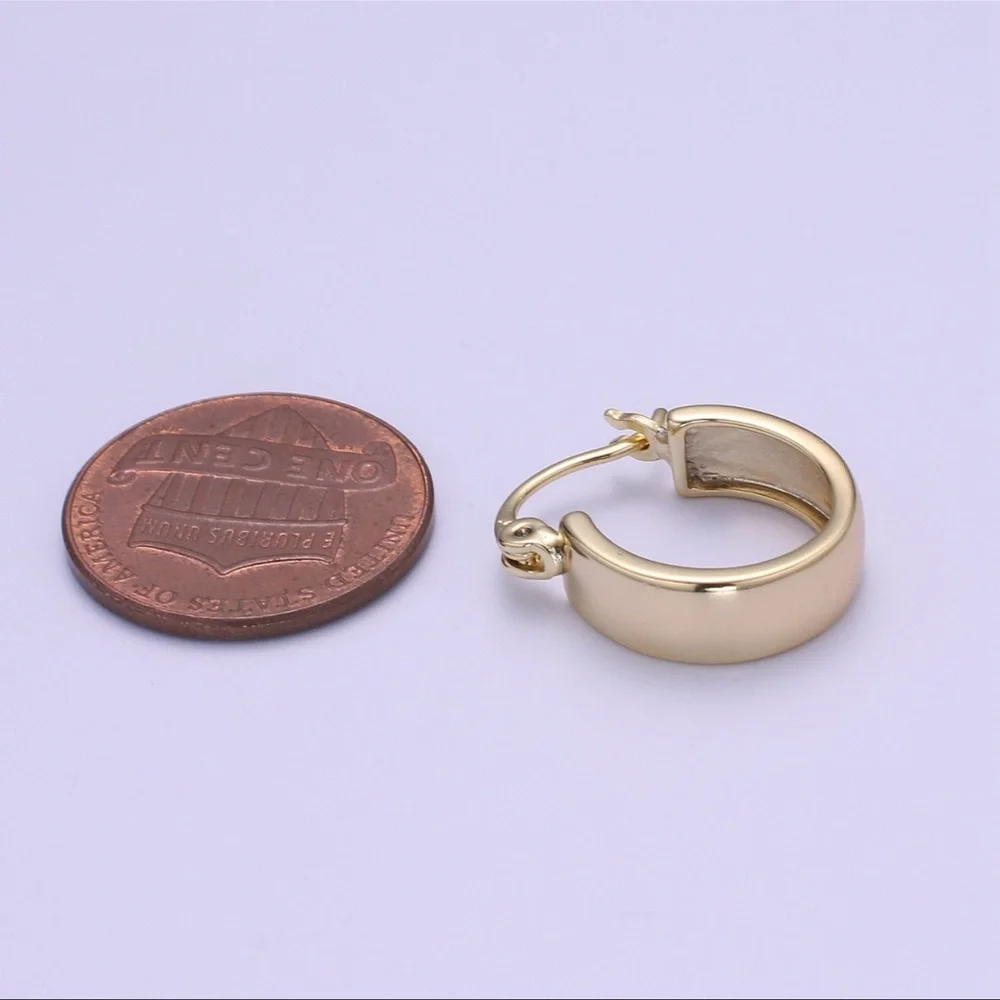 14K Gold Filled Lightweight Hoop Earrings